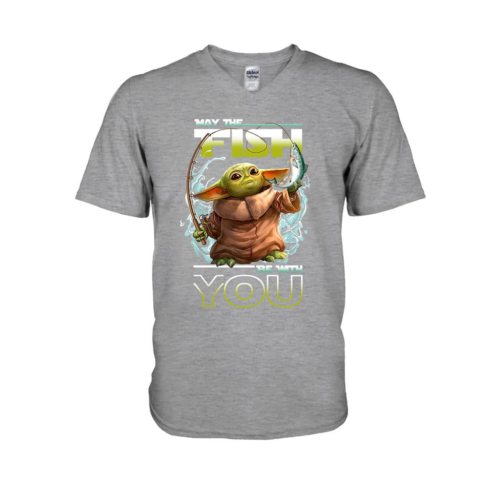 May The Fish Be With You - Fishing T-shirt and Hoodie