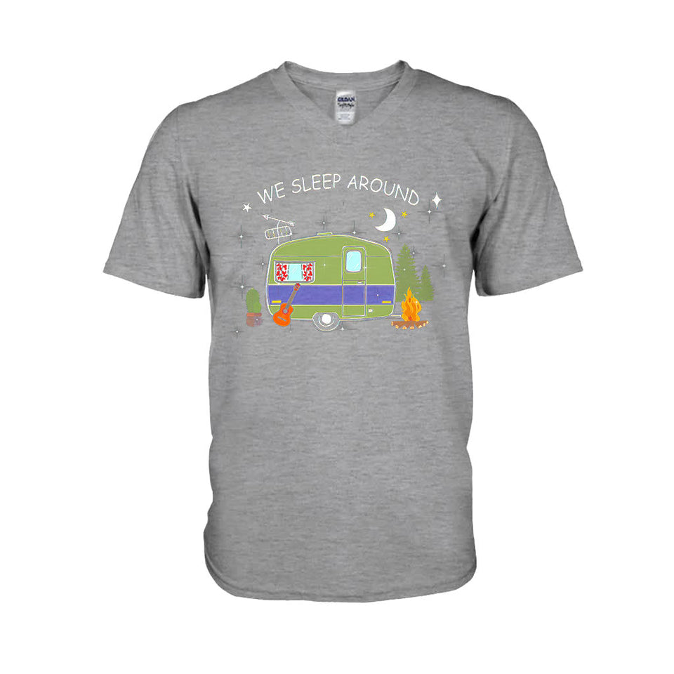 We Sleep Around - Camping T-shirt and Hoodie 112021