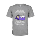 Soft Human Warm Human - Personalized Cat T-shirt and Hoodie