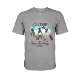 Girl's Trip Is Cheaper Than Therapy 2022 - Personalized Travelling T-shirt and Hoodie