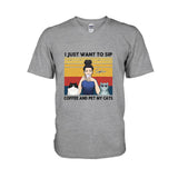 Cat Mom Coffee - Personalized Cat T-shirt and Hoodie
