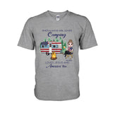 She's A Good Girl Loves Camping - Personalized Independence Day T-shirt and Hoodie