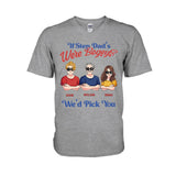 If Step Dad's Were Bogeys I'd Pick You - Personalized Father T-shirt and Hoodie