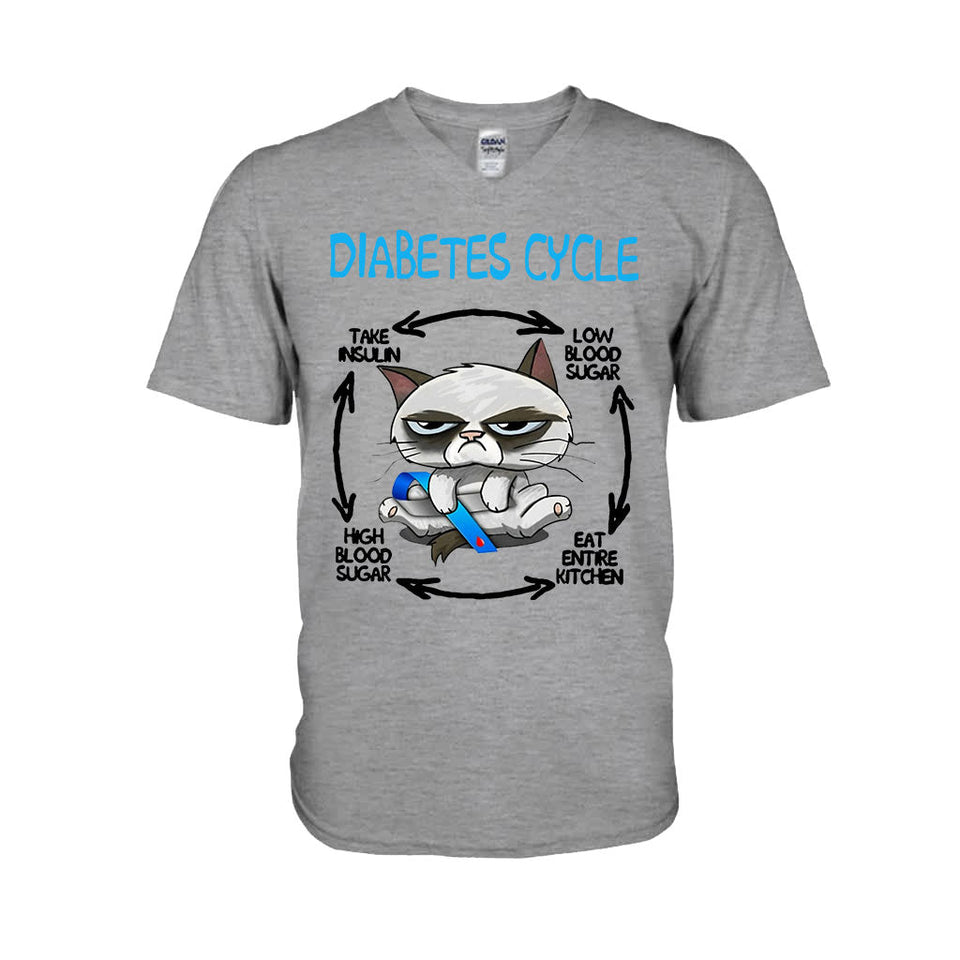 Diabetes Cycle - Diabetes Awareness T-shirt And Hoodie 082021