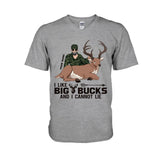 I Like Big Bucks - Personalized Hunting T-shirt and Hoodie