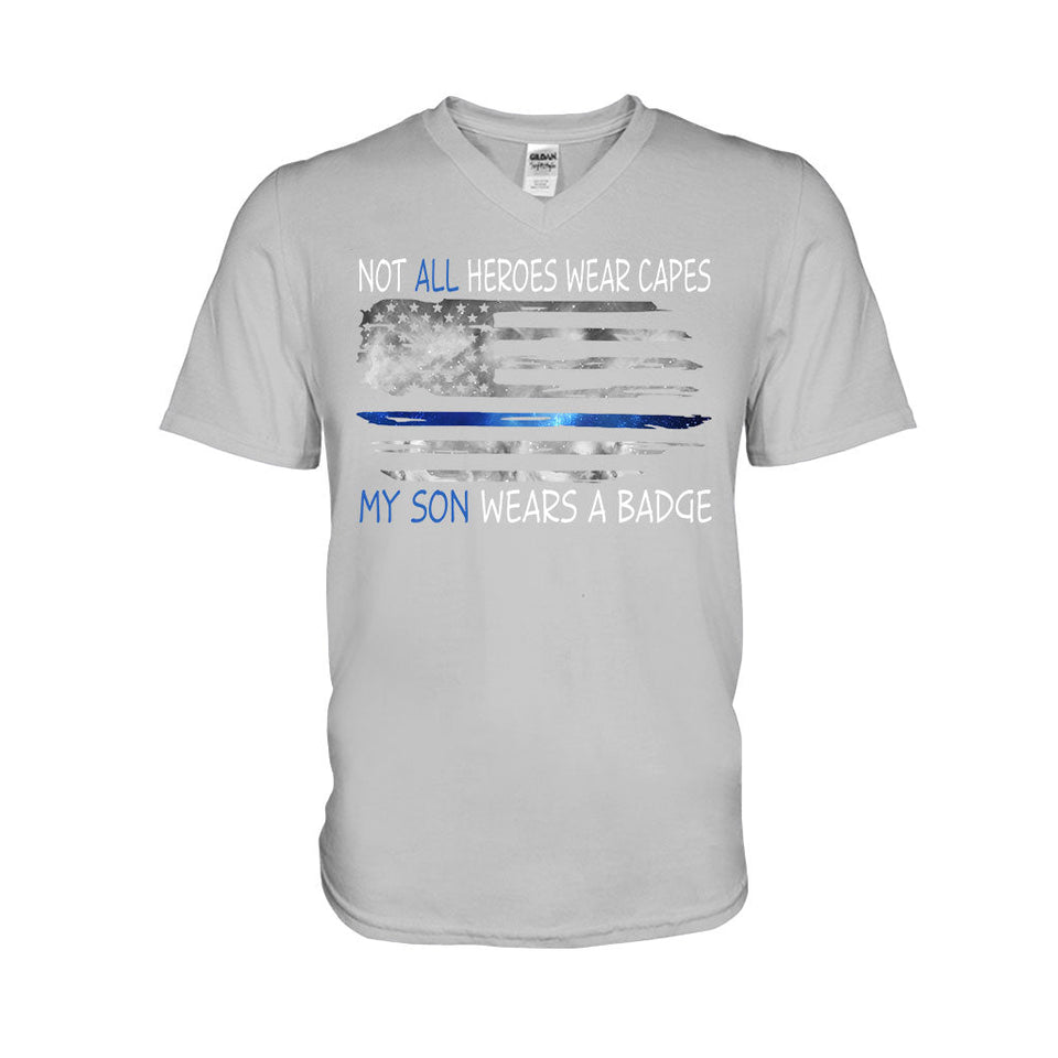 Not All Heroes Wear Capes - Police Officer T-shirt And Hoodie 062021