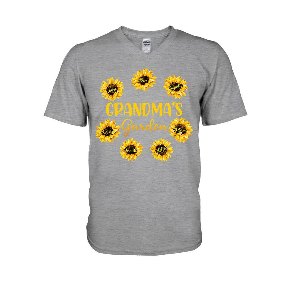Grandma’s Garden - Gift for grandma, mom, dad, grandpa - Personalized T-shirt And Hoodie