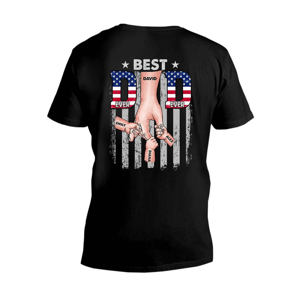 Best Dad Ever - Personalized Father T-shirt and Hoodie