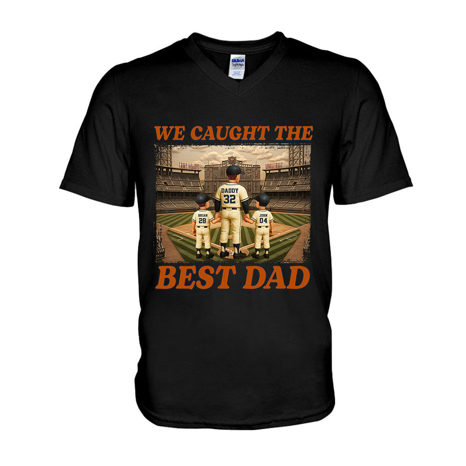Baseball Dad - Personalized Father T-shirt & Hoodie