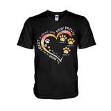 Paw Print - Personalized Dog T-shirt and Hoodie 1121