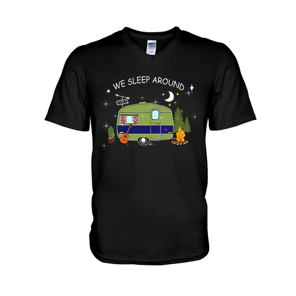 We Sleep Around - Camping T-shirt and Hoodie 112021