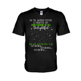 On The Weather Outside Is Frightful - Personalized Christmas Sewing T-shirt and Hoodie