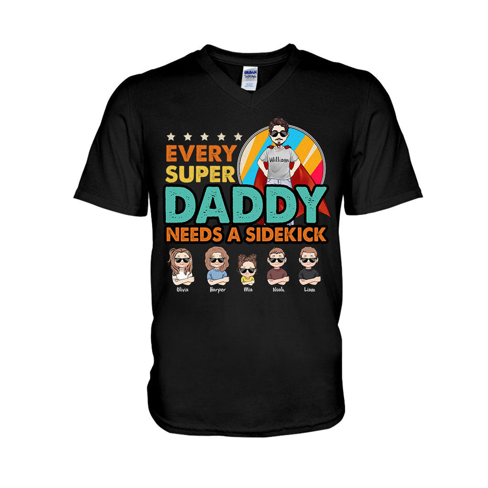 Super Dad Super Hero - Gift for dad, grandpa, uncle, brother - Personalized T-shirt And Hoodie