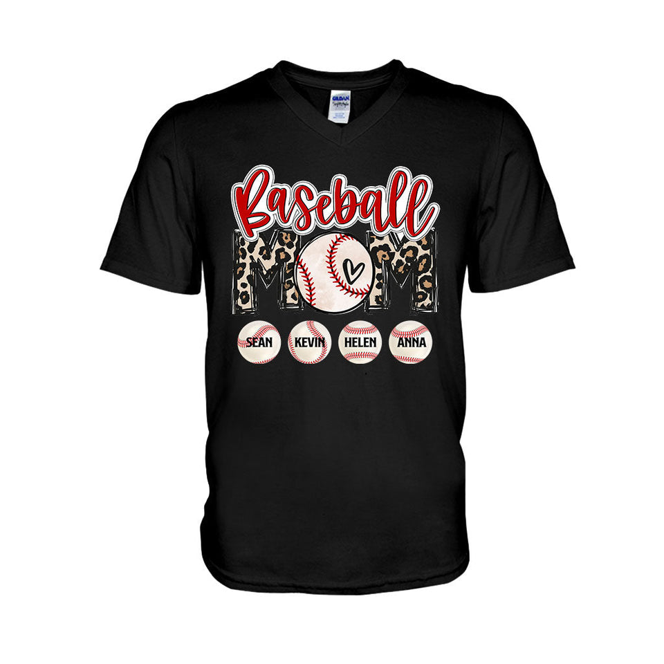 Baseball Mom - Personalized Baseball T-shirt and Hoodie