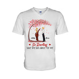 My Heart Is Wherever You Are - Personalized Couple T-shirt and Hoodie