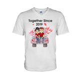 Together Since - Personalized Couple T-shirt and Hoodie