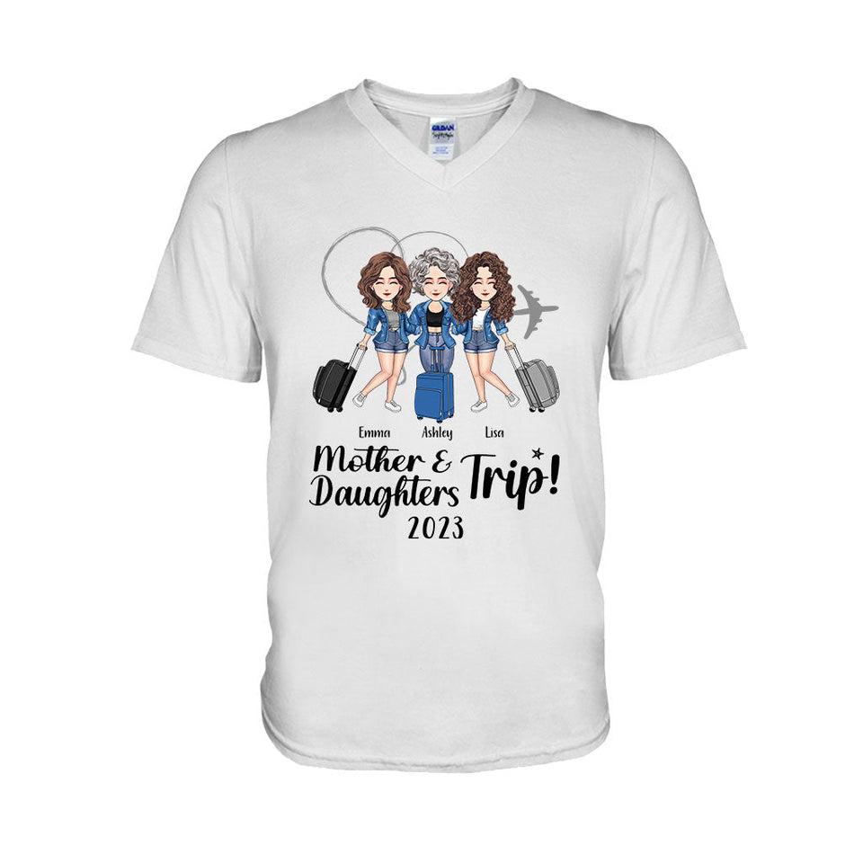 Mother Daughter Trip - Personalized Mother's Day Mother T-shirt And Hoodie