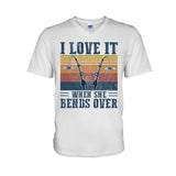 I Love It When It Bend Over - Fishing T-shirt and Hoodie 112021