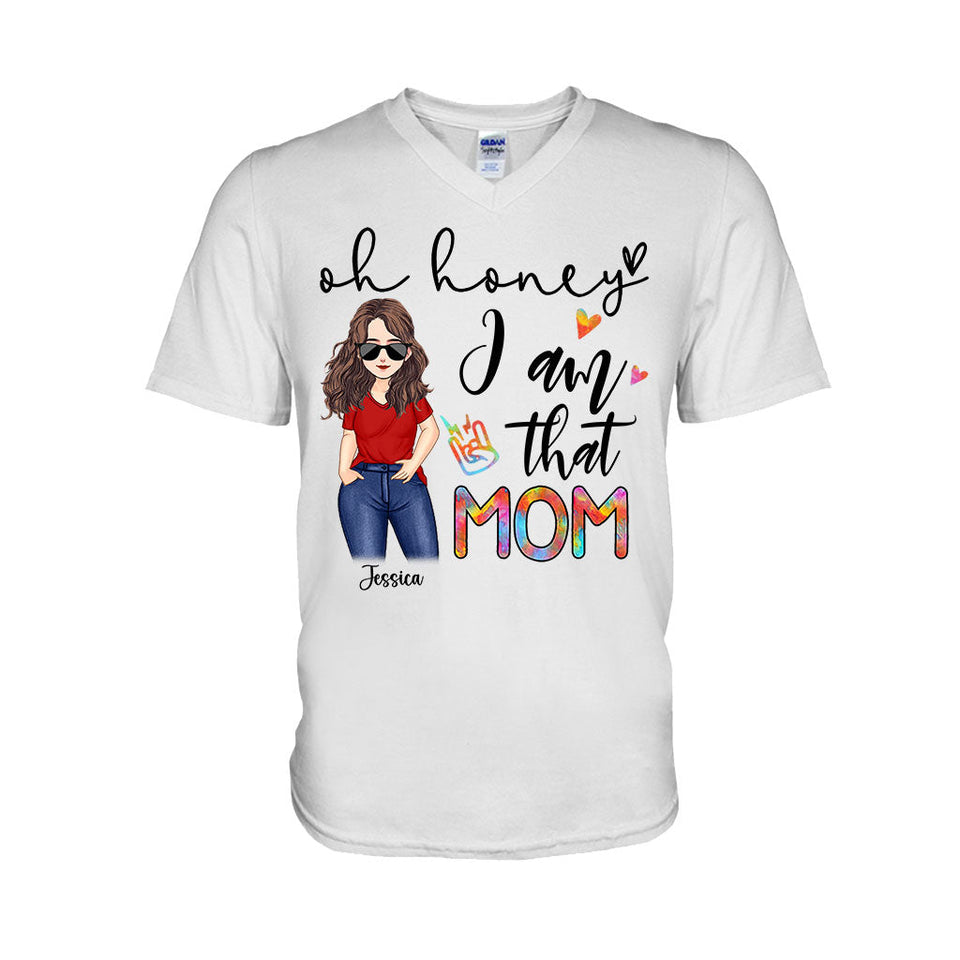 Oh Honey - Personalized Mother's day Mother T-shirt and Hoodie