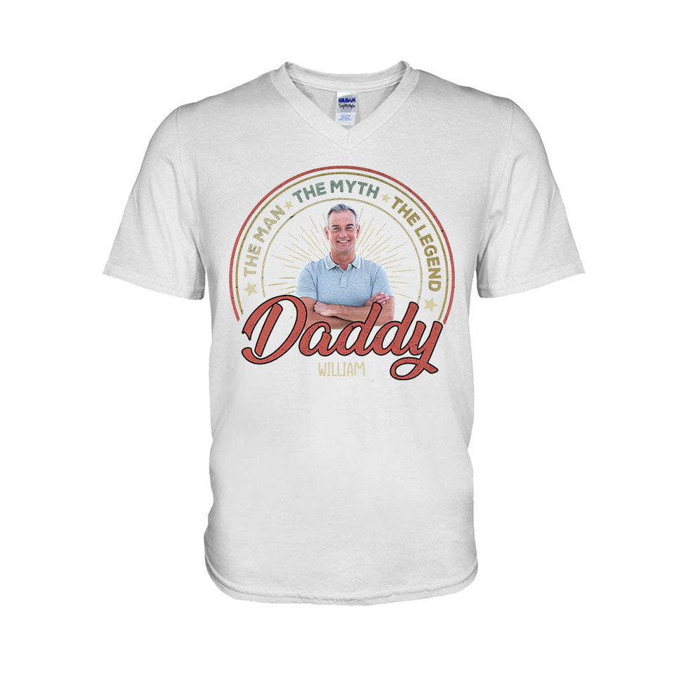 The Man The Myth The Legend - Gift for dad, grandpa - Personalized T-shirt And Hoodie