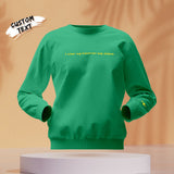 Custom Text - Personalized Couple Sweatshirt