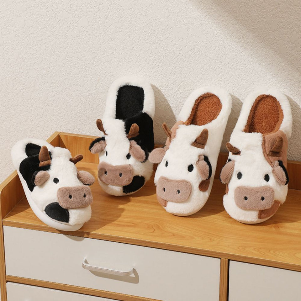 Cow Cotton Cow Slippers - gift for anyone - Slippers