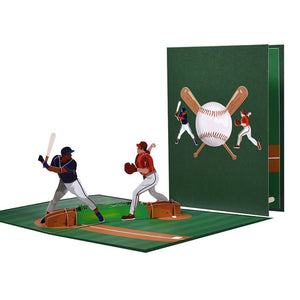 Baseball 3D Pop Up Card Baseball Game