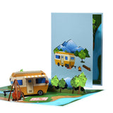 RV Travel Pop Up - Camping Camping 3D Card