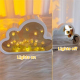 Mirror Flower Light - Photo Crystal Plaque