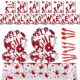 Happy Halloween - Halloween Party Disposable Dinnerware Set