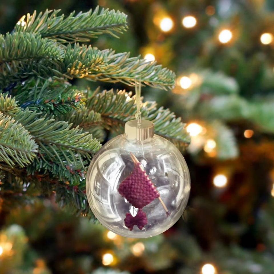 Kniting Lovers - Personalized Knitting Hanging Ornament