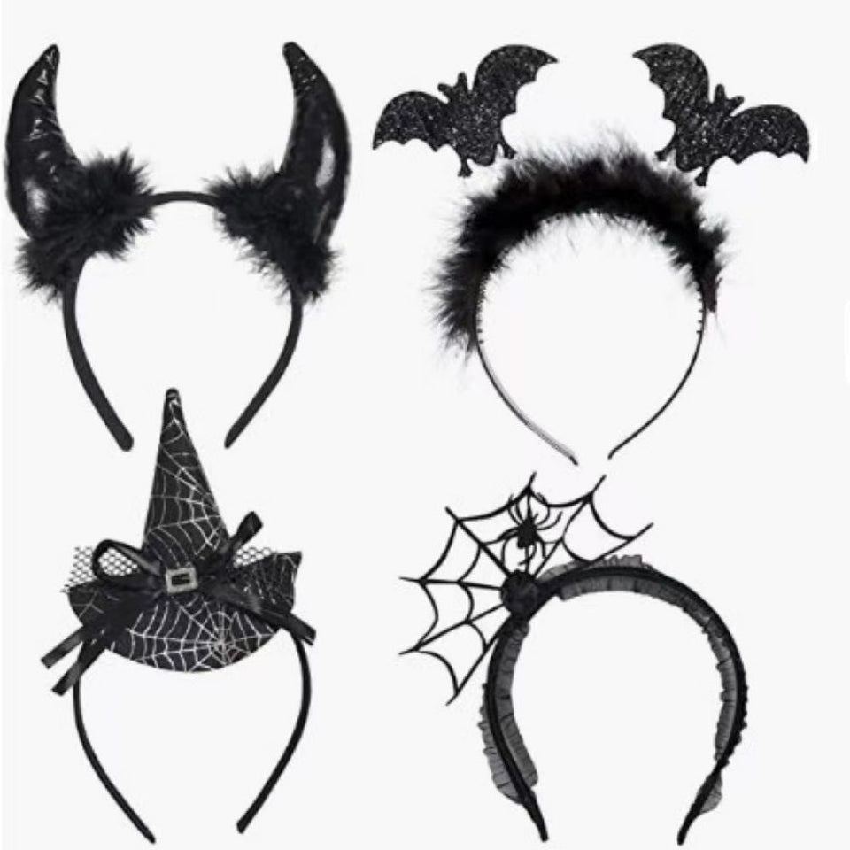 Happy Halloween - Devil Bat Halloween Party Headband