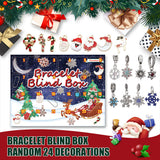 Merry Christmas - Christmas Advent Calendar Surprise Bracelet Box
