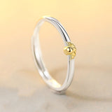Sunflower Lovers Matching Ringss - Couple Ring