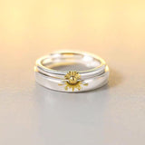 Sunflower Lovers Matching Ringss - Couple Ring
