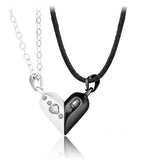 Magnetic Rotating Heart Charm - gift for wife, husband, boyfriend, girlfriend - Magnetic Rotating Couples Necklaces