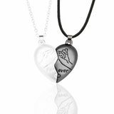Magnetic Matching Hand In Hand - Couple Necklace