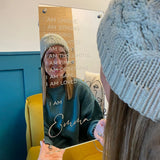I Am - Personalized Affirmations Light Mirror