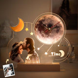 Any Photos - Personalized Couple Photo Clock