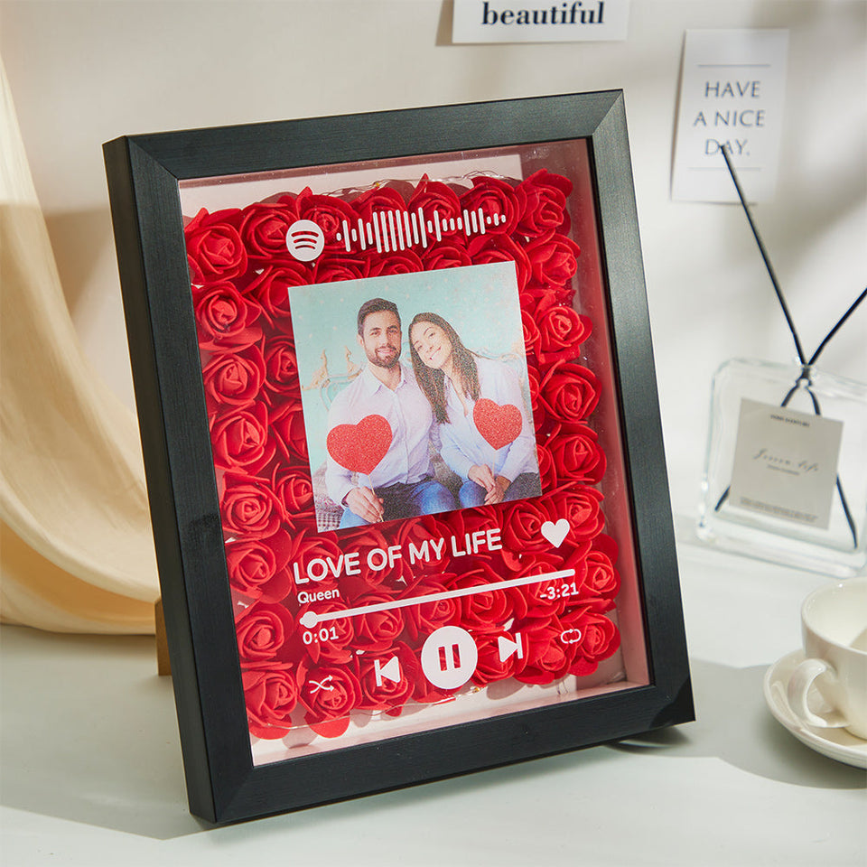Personalized Couple Scannable Spotify Code Night Lamp
