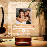 Upload Photo Music Code Song - Personalized Music Code Led Lamp
