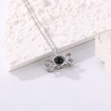 Personalized Dog Cute Puppy Bone Projection Necklace