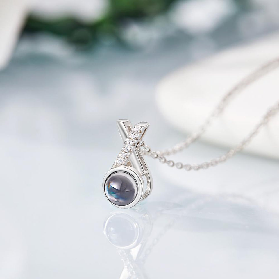 Unique Photo Projection Charm - gift for anyone, who lost a loved one - Personalized Unique Photo Projection Charm
