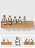Engraved Name - Personalized Family Metal Sculpture Figurines