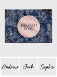 Breakfast In Bed - gift for boyfriend, girlfriend - Personalized Placemat