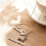 Personalized Signature Lucky Name Projection Charm - gift for who lost a loved one