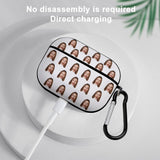 Custom Face Funny - Personalized Airpods Case Cover With Keychain