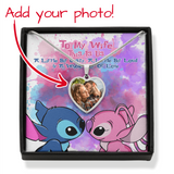 This Is Us - Personalized Couple Ohana Heart Pendant Necklace - sth5300