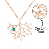 Our Family - Personalized Family Tree Necklace With Birthstone