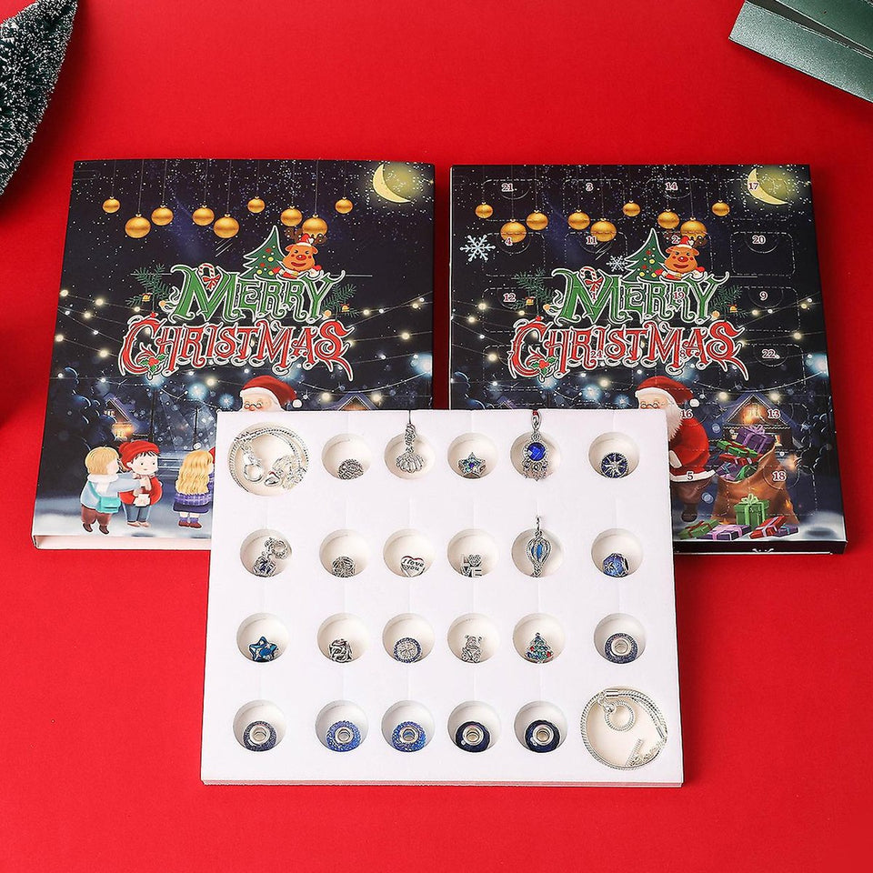 Merry Christmas - Christmas Advent Calendar Surprise Charm Box